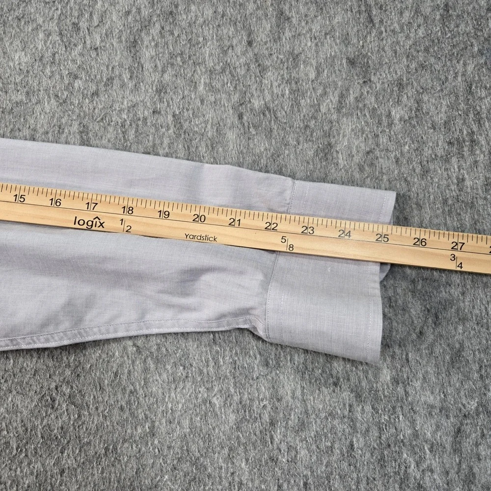 UNTUCKit Shirt Mens 3XL Gray Forged Solid Long Sleeve Button Front Casual Cotton